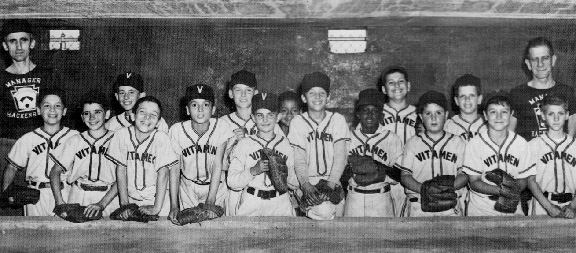 Dr Stan the Stats Man's Little League Team when he was 11 years old